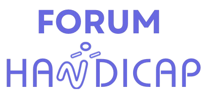 Logo Forum Handicap bleu