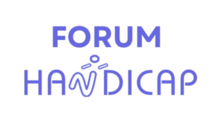 Logo Forum Handicap bleu